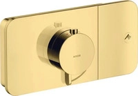 Axor 45711990, Axor One Duscharmatur Unterputz mit Thermostat gold 45711990