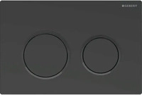 Geberit 115085161, Geberit Omega20 Bet&auml;tigungsplatte f&uuml;r Toilette schwarz