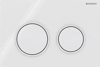 Geberit 115085111, Geberit Omega20 Bet&auml;tigungsplatte f&uuml;r Toilette wei&szlig;