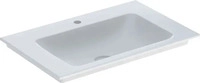 Geberit 505010012, Geberit One Waschbecken 74x48 cm rechteckig M&ouml;bel wei&szlig; glanz