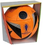 adidas EURO24 Fu&szlig;ballliebe Pro Winter Spielball orange / schwarz / blau 5