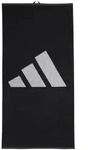 adidas Handtuch klein Gr. S 3-Streifen Logo schwarz / wei&szlig; S