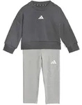 adidas Seasonals Sweat Set Jogginganzug Kinder KC2119 grau / wei&szlig; 86