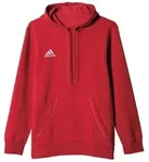 adidas Core 15 Hoody Kapuzenpullover rot/wei&szlig; 2XL