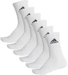 adidas Cushioned Crew Socken 6er Pack wei&szlig; S 37-39