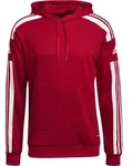 adidas Squadra 21 Polyester Hoodie Kapuzenpullover Herren rot / wei&szlig; XL