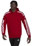 adidas Squadra 21 Sweat Hoodie Kapuzenpullover Herren rot / wei&szlig; M