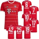 adidas FC Bayern M&uuml;nchen Home Heimtrikot 2022 / 2023 rot / wei&szlig; L