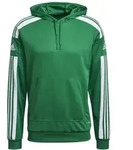 adidas Squadra 21 Polyester Hoodie Kapuzenpullover Herren gr&uuml;n / wei&szlig; S