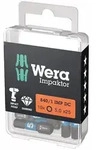WERA Impaktor-Bit 1/4" Innensechskant 840/1 SW 5x25mm hex-Plus 10er Pack