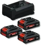 BOSCH Akku-Starter-Set 3xEXBA18V-40, GAL 12v/18V-80