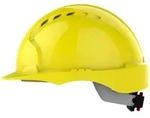 JSP Schutzhelm EVOLite AJB170 bel&uuml;ftet mit Schirm gelb