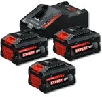 BOSCH Akku-Starter-Set 3xEXBA18v-80, EXAL 18V-160