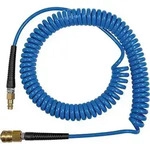 RIEGLER Spiralschlauch PU blau Kupplung u Stecker NW7,2 12x8mm 7,5m