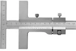 FORTIS Anreiss-Messschieber mit Feineinstellung 250mm