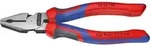KNIPEX Kraft Kombizange 225mm Mehrkomponenten-H&uuml;lle schwarz atramentiert 02 02...