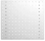 BOTT Lochplatte 495x457mm lichtgrau RAL 7035