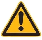 Warnschild Gefahrstelle Folie SL 50mm 10 St&uuml;ck