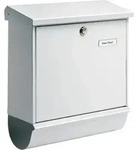 Briefkasten Comfort-Set wei&szlig;