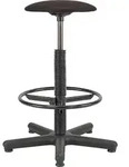 Hocker Goliat + Ring K.-leder schwarz