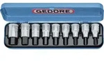 GEDORE Schraubendreher-Set 1/2" 9-tlg. i- 6kt 5-17mm IN 19 Pm 6156250