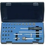 GEDORE Steckschl&uuml;ssel-Set 1/4" 32-tlg 6-kant IN-IS-PH-PZ 20 IMU-3 6174150