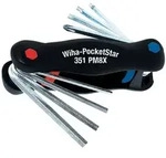WIHA Klapphal. Mini-PocketStar 8tlg. kombiniert SB