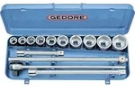 GEDORE Steckschl&uuml;ssel-Set 3/4" 14-tlg 6-kant 22-50mm 32 EMU-2 6280340