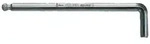 WERA hex-Plus 6kt.-Winkelschraubendreher verchromt 12mm Kugelkopf