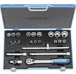 GEDORE Steckschl&uuml;ssel-Set 1/2" 23-teilig 6-kant 8-32mm 19 EMU-20