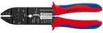 KNIPEX 97 21 215 Crimpzange mit Mehrkohne-H&uuml;lle schwarz lackiert 230mm
