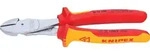 KNIPEX 74 06 250 Kraft-Seitenschneider isol. Mehrkohne-H&uuml;lle VDE verchromt 250mm