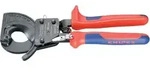 KNIPEX 95 31 280 Kabelschneider Ratschenp. Mehrk. schwarz lack. 280mm