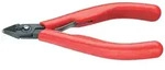 KNIPEX 75 12 125 Elektronik- Seitenschneider KST-H&uuml;llen br&uuml;n. 125mm