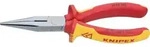 KNIPEX 25 06 160 Flachrundzange Schneide isol. Mehrk. VDE verchromt 160mm