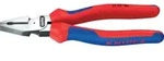 KNIPEX 02 02 225 Kraft-Kombizange mit Mehrkohne schwarz atrA 225mm