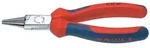 KNIPEX 22 05 160 Rundzange mit Mehrkohne-H&uuml;lle verchromt 160mm