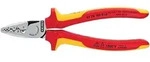KNIPEX 97 78 180 Crimpzange f&uuml;r Aderendh&uuml;lsen isoliert Mehrk. VDE 180mm