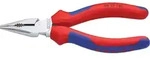 KNIPEX 08 25 145 Spitz-Kombizange mit Mehrkohne-H&uuml;lle verchromt 145mm