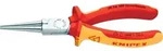 KNIPEX 30 36 160 Langbeckzange isoliert mit Mehrkohne-H&uuml;lle VDE verchromt 160mm