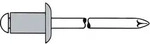GESIPA Blindniet Alu Standard Flachrundkopf 4x6mm