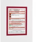 DURABLE Magnetrahmen MAGAFRAME 487203 DINA4 rot 2 St&uuml;ck