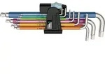 WERA Winkelschraubendreher- Set Multicolor rostfrei 9-teilig