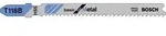BOSCH Stichs&auml;geblatt 5St. Basic for Metal T 118 B