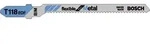 BOSCH Stichs&auml;geblatt 5St. Flexible for Metal T 118 EOF