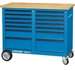 GEDORE Rollwerkbank 1,25m breit mit 2 x 7 Schubladen 2528088 No. 1506 XL