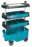 HAZET Werkzeugwagen leer 166C 1002x725x398mm S&auml;ulen schwenkbar