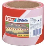 TESA Absperrband Signal 58137-00000 80mmx100m rot/wei&szlig;