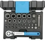 GEDORE Bit-Steckschl&uuml;sselbox mit Knarre 1/4" 35tlg 666-U-20 2998211