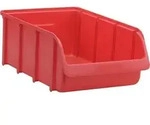 H&Uuml;NERSDORFF Sichtbox rot Gr. 5 B312xH184xT489mm
